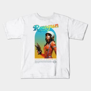 Raygun Retro Sci-Fi Futuristic Cosmonaut Kids T-Shirt